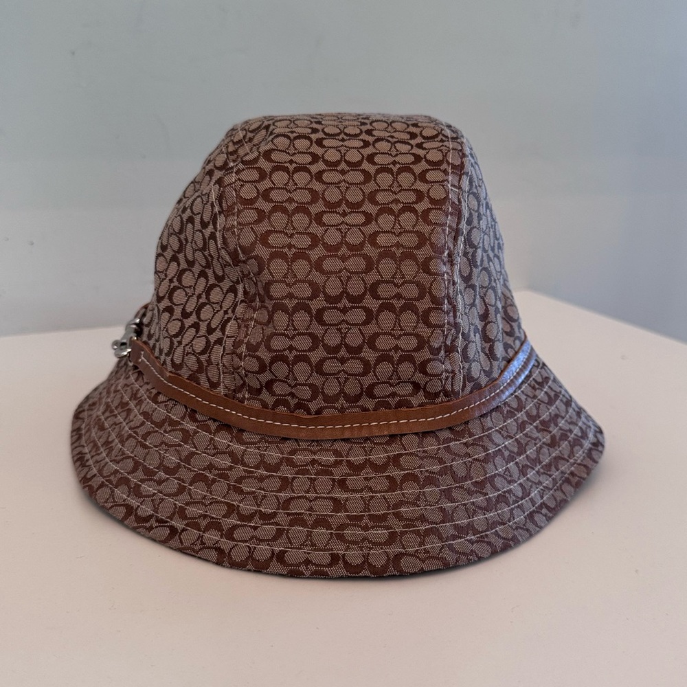 Coach Signature Monogram Bucket Hat - Picture 3 of 7